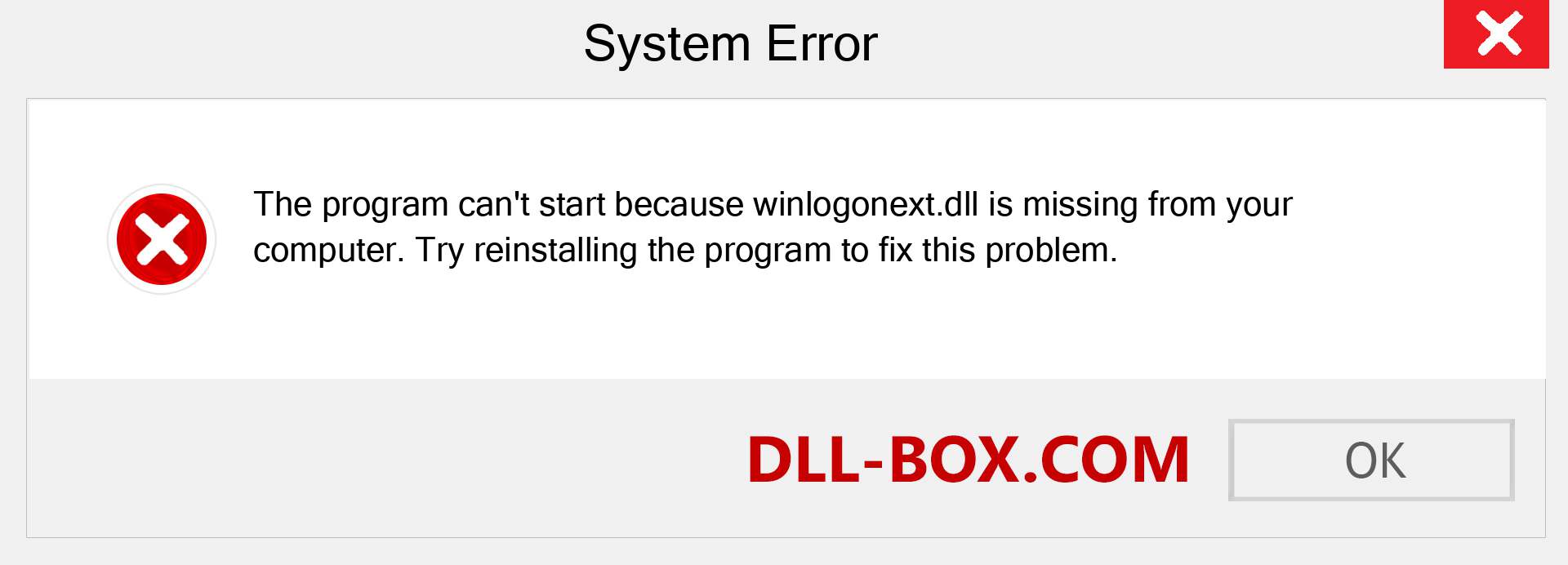  winlogonext.dll file is missing?. Download for Windows 7, 8, 10 - Fix  winlogonext dll Missing Error on Windows, photos, images